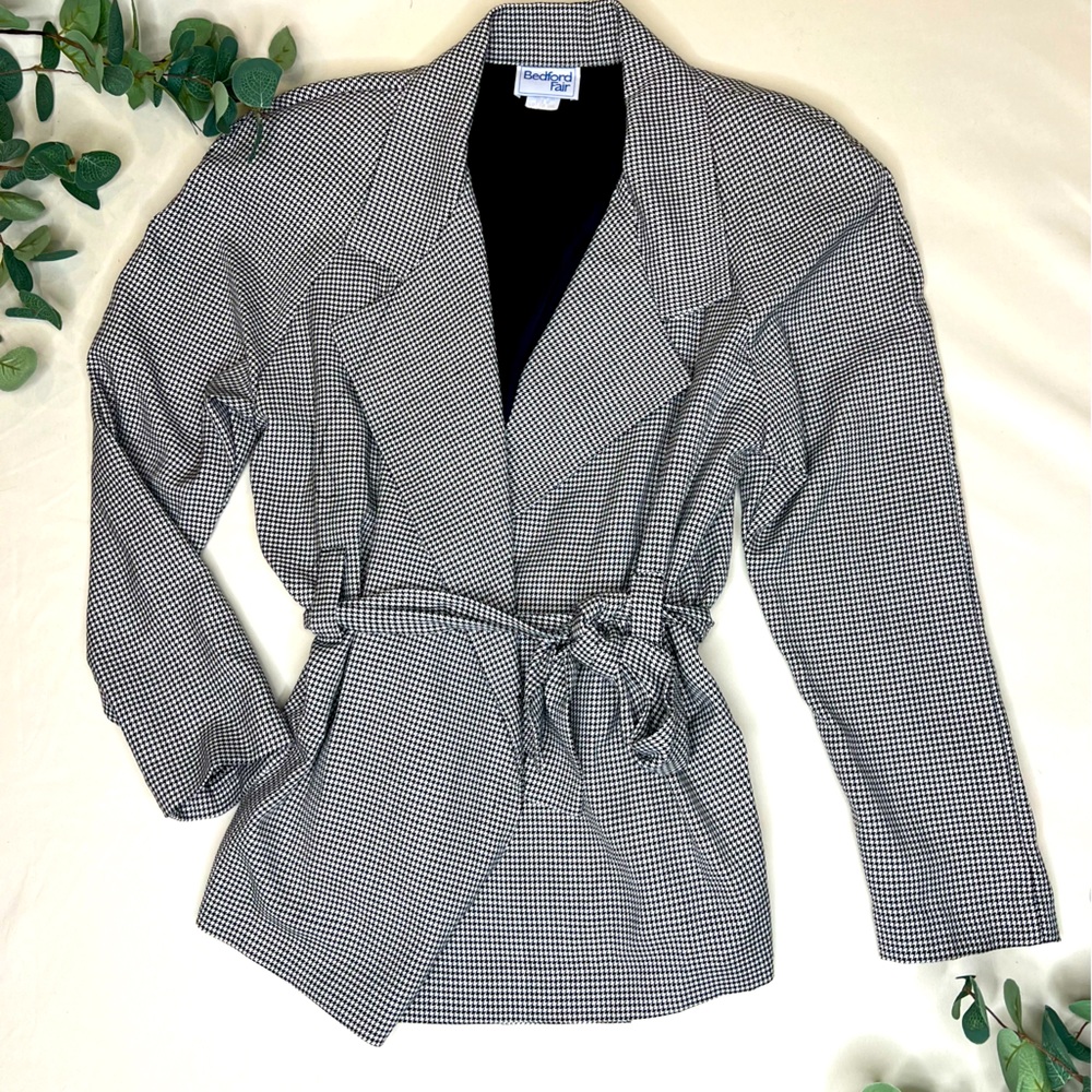 90s 2-Piece Check Suit